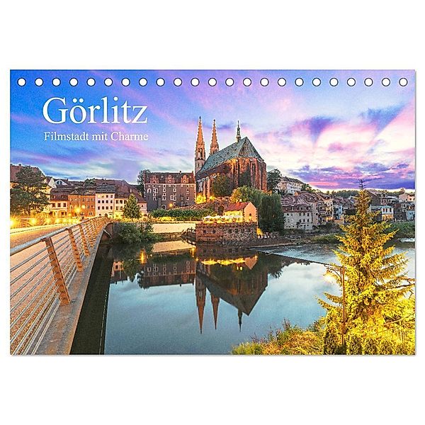 Görlitz - Fimstadt mit Charme (Tischkalender 2025 DIN A5 quer), CALVENDO Monatskalender, Calvendo, studio-fifty-five, Ulrich Männel