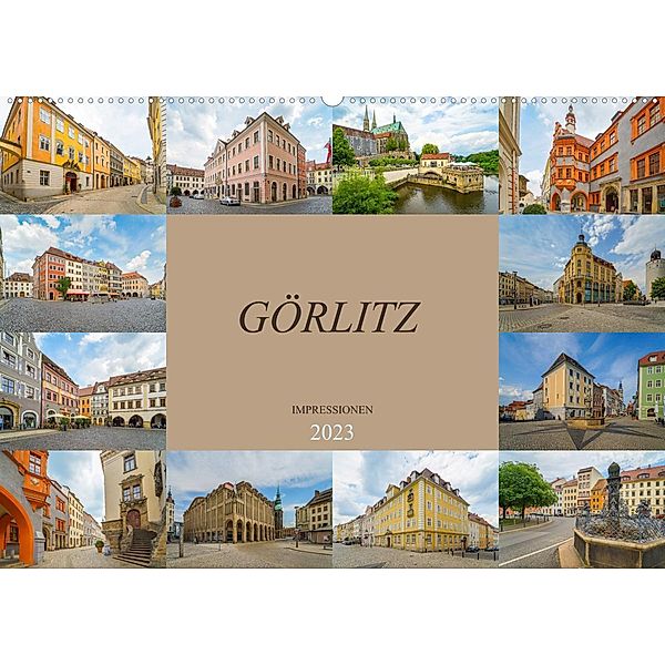 Görlitz Impressionen (Wandkalender 2023 DIN A2 quer), Dirk Meutzner