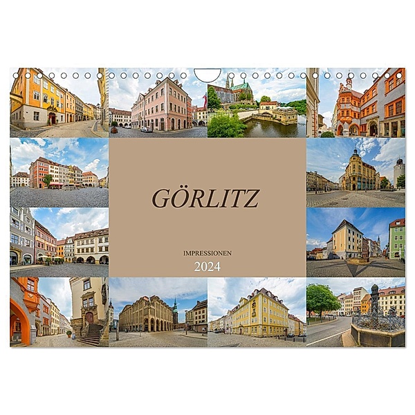 Görlitz Impressionen (Wandkalender 2024 DIN A4 quer), CALVENDO Monatskalender, Dirk Meutzner