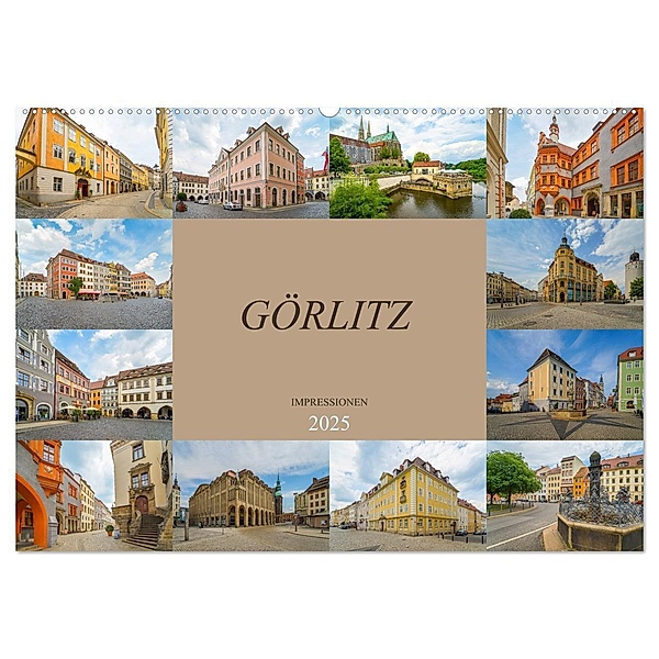 Görlitz Impressionen (Wandkalender 2025 DIN A2 quer), CALVENDO Monatskalender, Calvendo, Dirk Meutzner