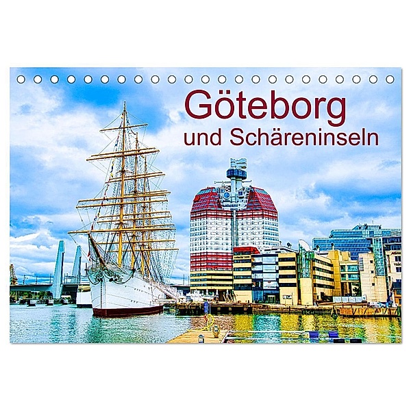 Göteborg und Schäreninseln (Tischkalender 2024 DIN A5 quer), CALVENDO Monatskalender, Solveig Rogalski