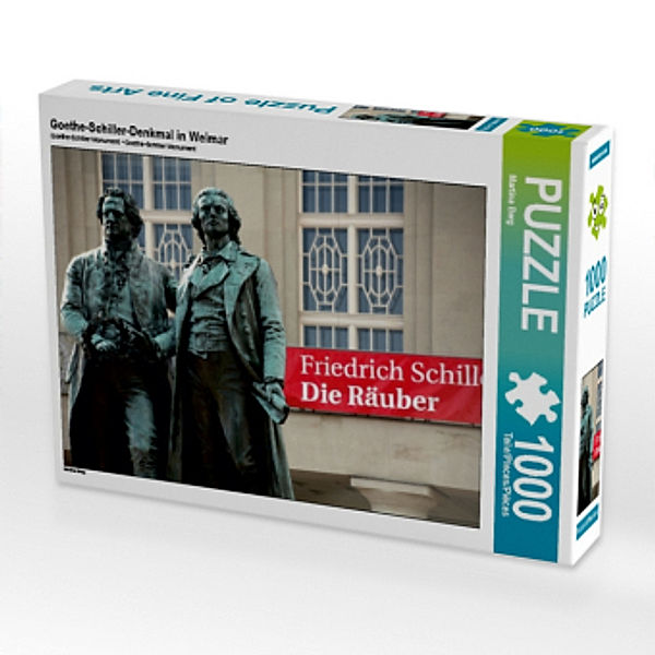 Goethe-Schiller-Denkmal in Weimar (Puzzle), Martina Berg