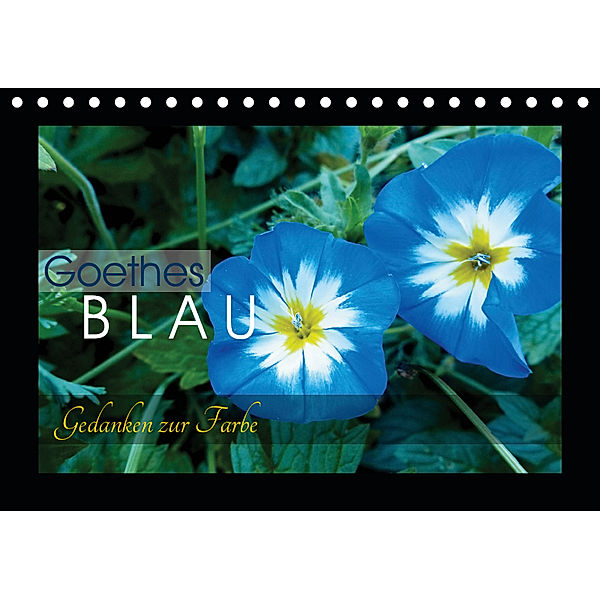 Goethes Blau. Gedanken zur Farbe (Tischkalender 2019 DIN A5 quer), Lucy M. Laube