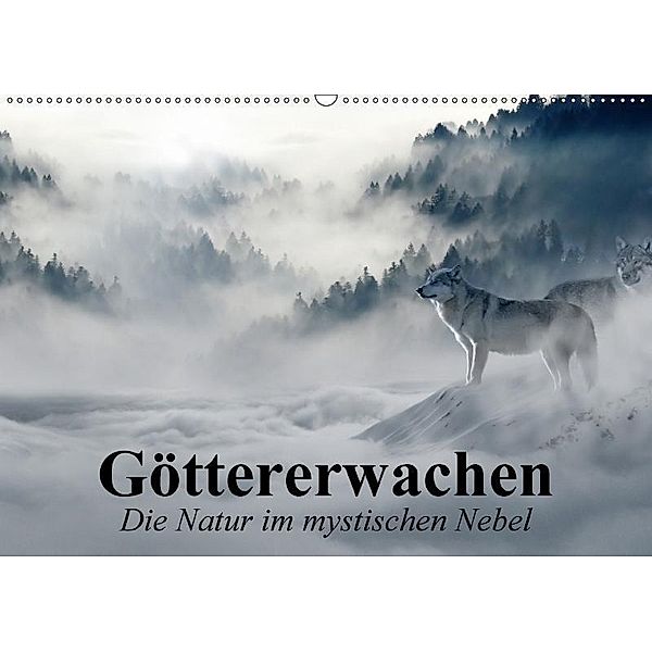 Göttererwachen. Die Natur im mystischen Nebel (Wandkalender 2017 DIN A2 quer), Elisabeth Stanzer