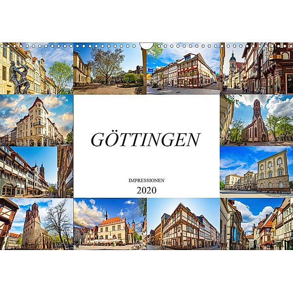 Göttingen Impressionen (Wandkalender 2020 DIN A3 quer), Dirk Meutzner