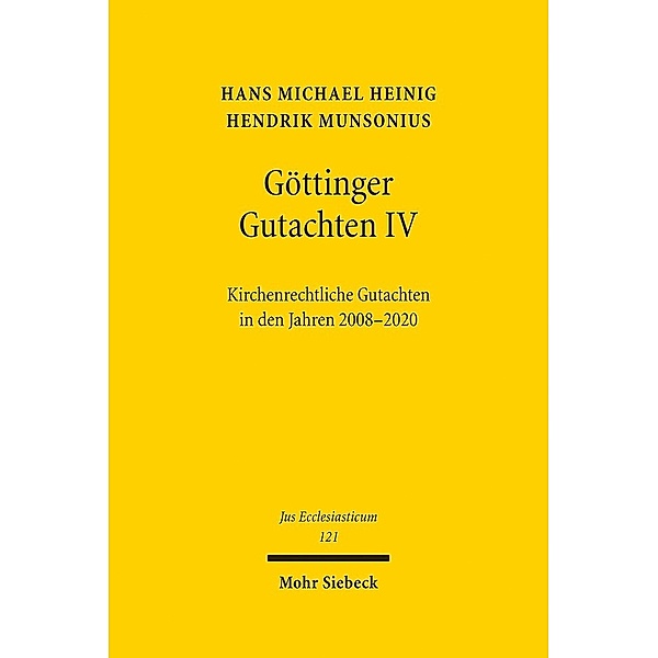 Göttinger Gutachten IV, Hans Michael Heinig, Hendrik Munsonius