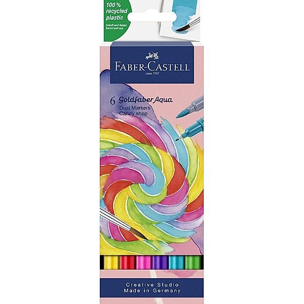 Gofa Aqua Dual Marker - Gofa Aqua Dual Marker Candy Shop 6x