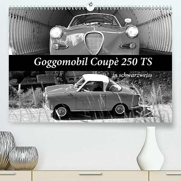 Goggomobil Coupè 250 TS in schwarzweiss (Premium-Kalender 2020 DIN A2 quer), Ingo Laue