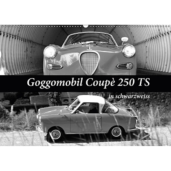 Goggomobil Coupè 250 TS in schwarzweiss (Wandkalender 2017 DIN A2 quer), Ingo Laue