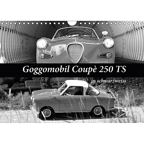 Goggomobil Coupè 250 TS in schwarzweiss (Wandkalender 2018 DIN A4 quer), Ingo Laue