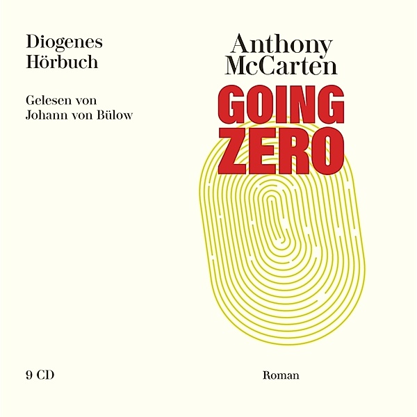 Going Zero,9 Audio-CD, Anthony McCarten