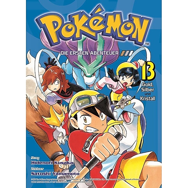 Gold, Silber und Kristall / Pokémon - Die ersten Abenteuer Bd.13, Hidenori Kusaka, Satoshi Yamamoto