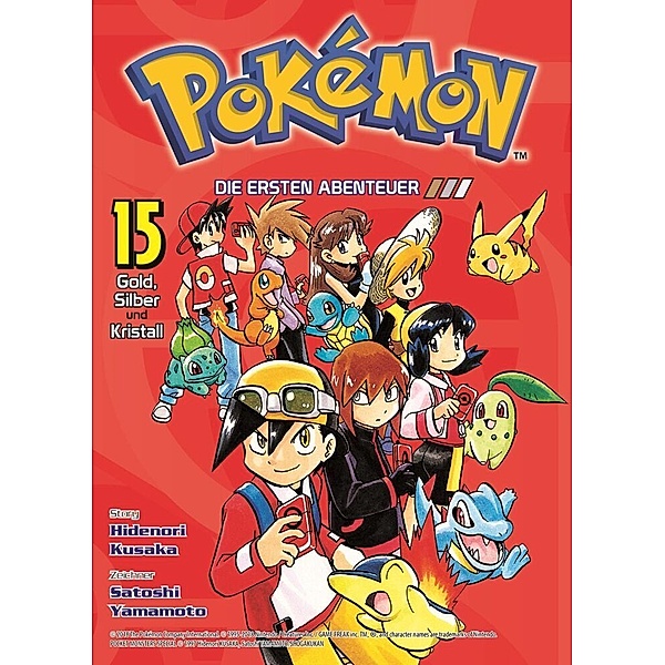 Gold, Silber und Kristall / Pokémon - Die ersten Abenteuer Bd.15, Hidenori Kusaka, Satoshi Yamamoto