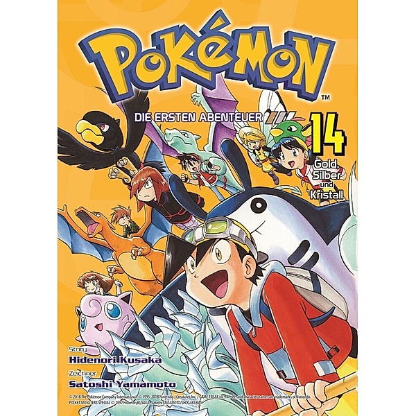 Gold, Silber und Kristall / Pokémon - Die ersten Abenteuer Bd.14, Hidenori Kusaka, Satoshi Yamamoto