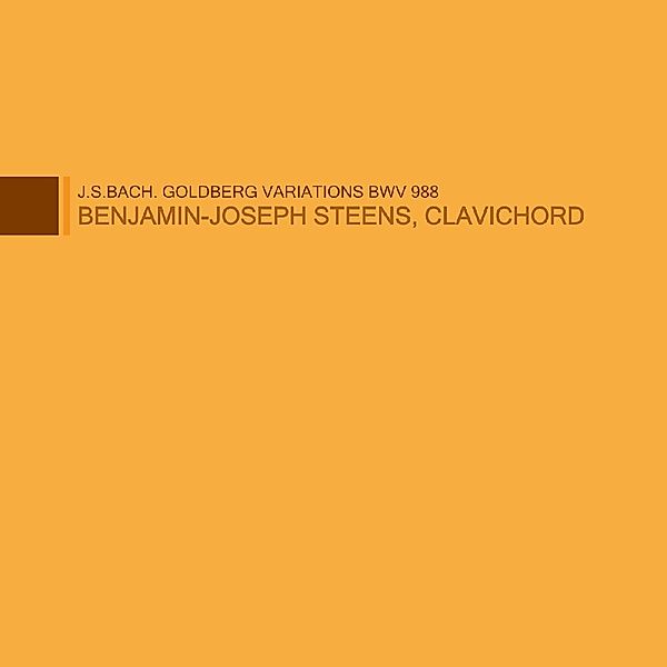 Goldberg Variations On Clavichord, Benjamin-Joseph Steens