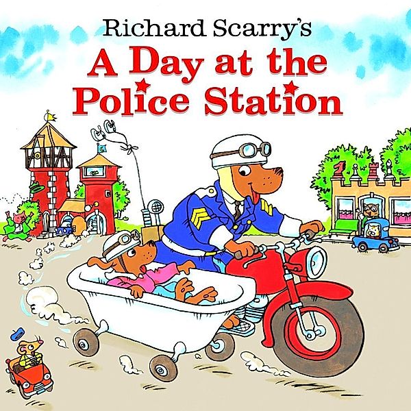 Golden Books: Richard Scarry's A Day at the Police Station, Richard Scarry