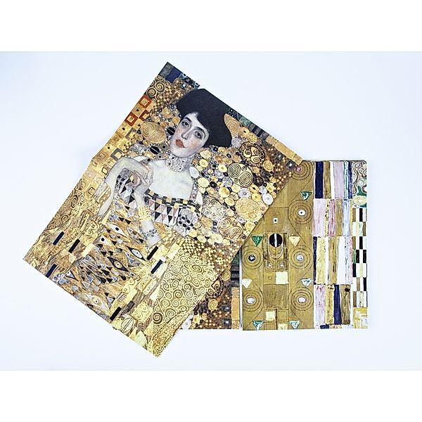 Golden, Geschenkpapierbuch, Gustav Klimt