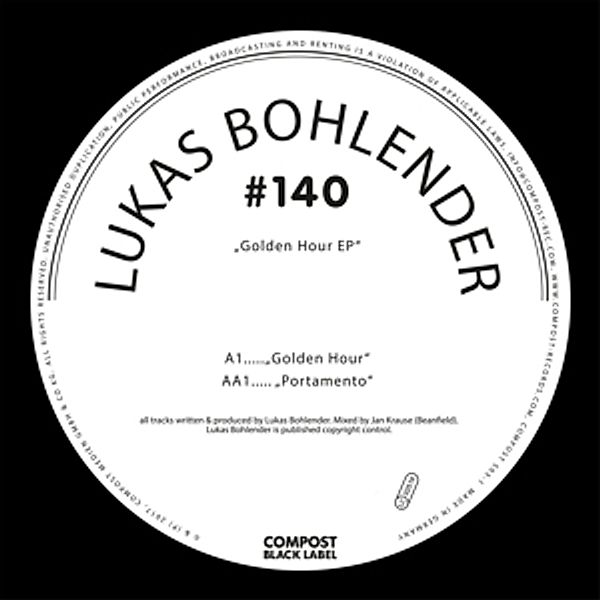 Golden Hour Ep-Compost Black Label 140, Lukas Bohlender