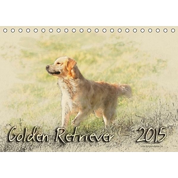 Golden Retriever 2015 (Tischkalender 2015 DIN A5 quer), Andrea Redecker