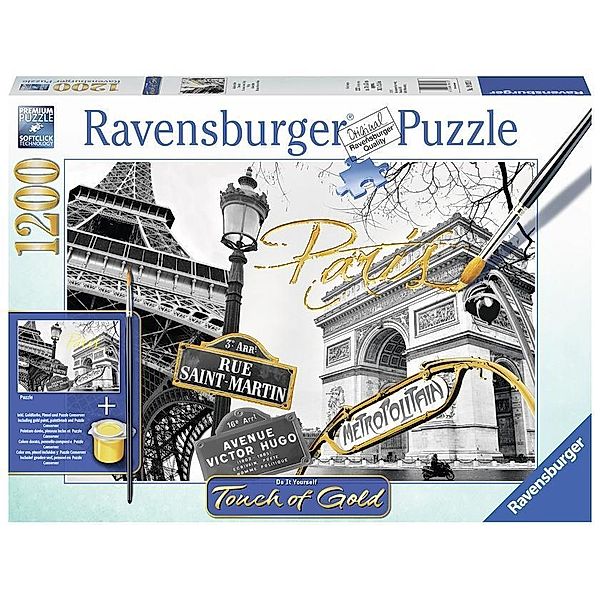 Goldenes Paris. Touch of Gold Puzzle 1200 Teile