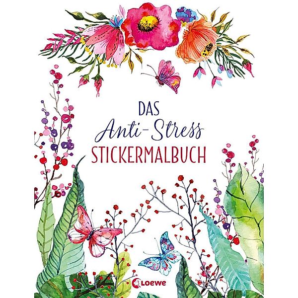 Golding, E: Anti-Stress Stickermalbuch, Elizabeth Golding