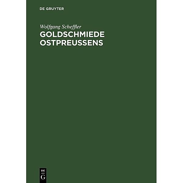 Goldschmiede Ostpreussens, Wolfgang Scheffler