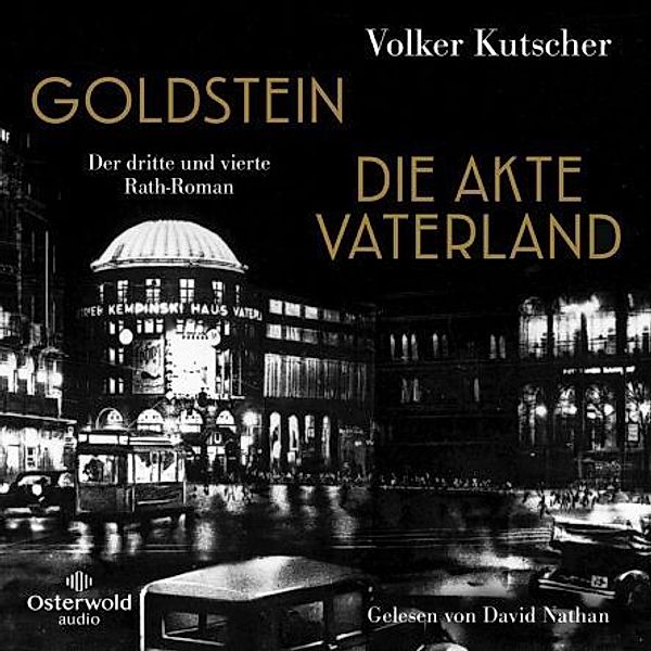 Goldstein / Die Akte Vaterland,6 Audio-CD, 6 MP3, Volker Kutscher