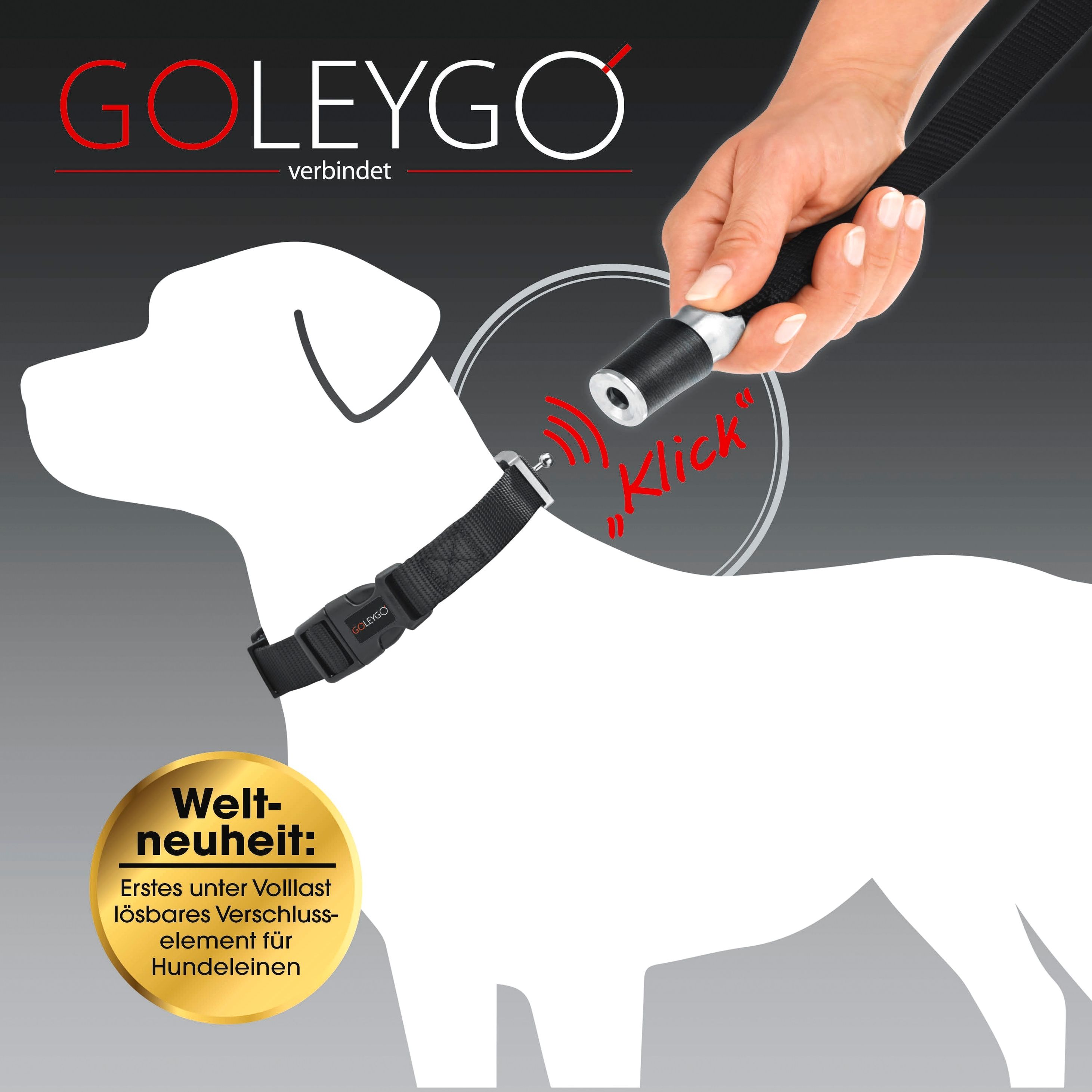 GoLeyGo Hundeleine und Halsband L schwarz bestellen | Weltbild.ch