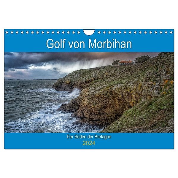 Golf von Morbihan, der Süden der Bretagne (Wandkalender 2024 DIN A4 quer), CALVENDO Monatskalender, Alain Gaymard