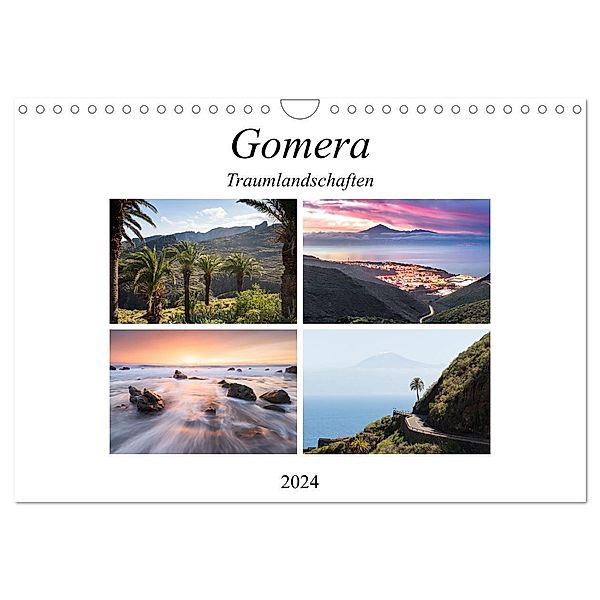 Gomera Traumlandschaften (Wandkalender 2024 DIN A4 quer), CALVENDO Monatskalender, Raico Rosenberg