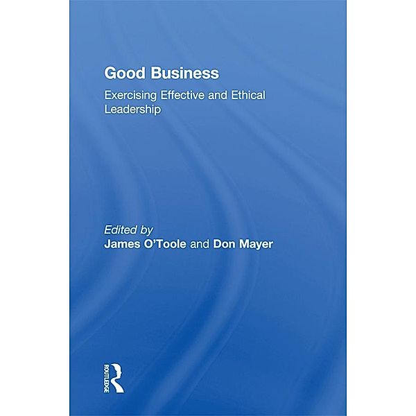 Good Business, James O'Toole, Don Mayer