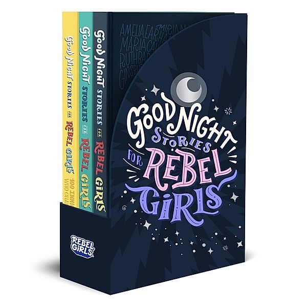 Good Night Stories for Rebel Girls 3-Book Gift Set, Francesca Cavallo, Elena Favilli