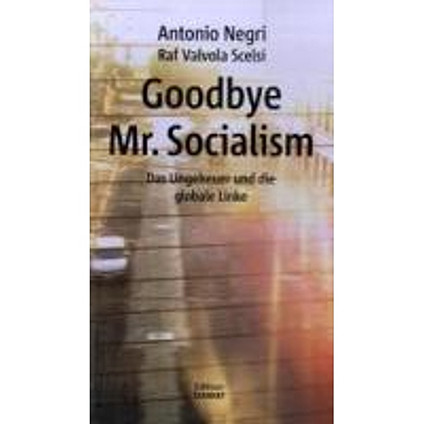 Goodbye Mr. Socialism, Deutsche Ausgabe, Antonio Negri, Raf V. Scelsi