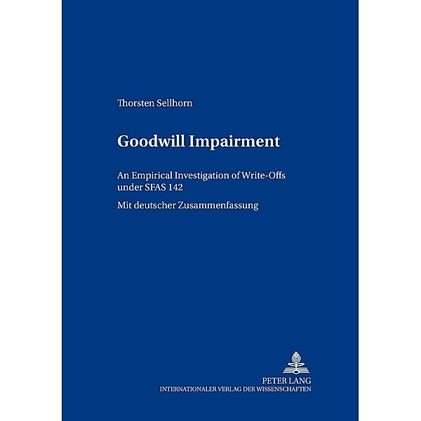 Goodwill Impairment, Thorsten Sellhorn