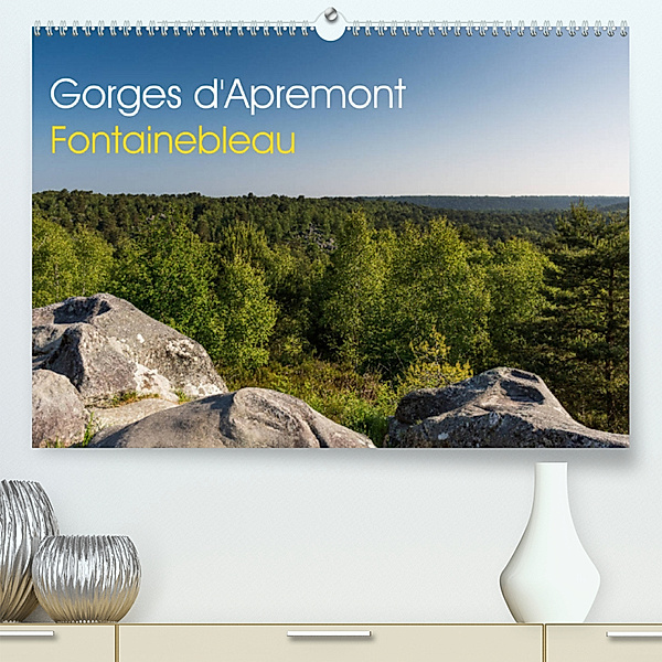 Gorges d'Apremont - Fontainebleau (Premium, hochwertiger DIN A2 Wandkalender 2023, Kunstdruck in Hochglanz), Djamal Makhloufi