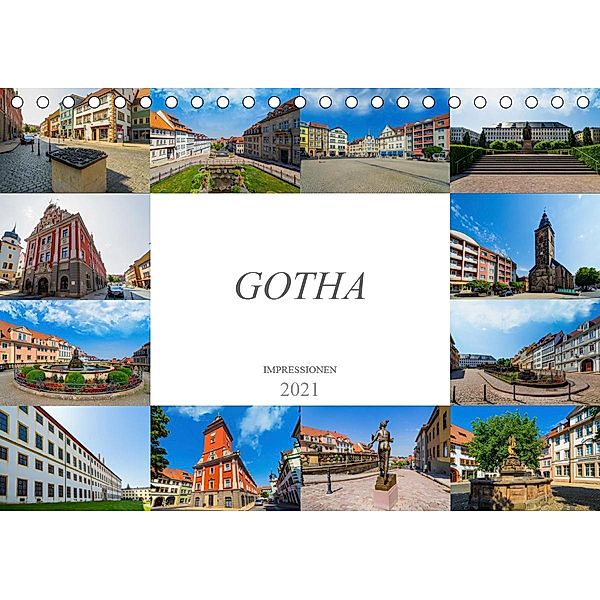 Gotha Impressionen (Tischkalender 2021 DIN A5 quer), Dirk Meutzner