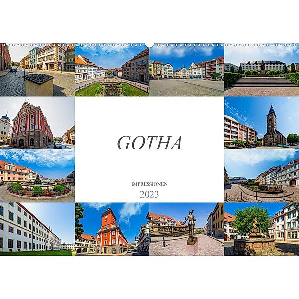 Gotha Impressionen (Wandkalender 2023 DIN A2 quer), Dirk Meutzner