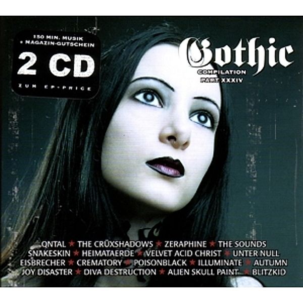 Gothic Compilation 34, Diverse Interpreten