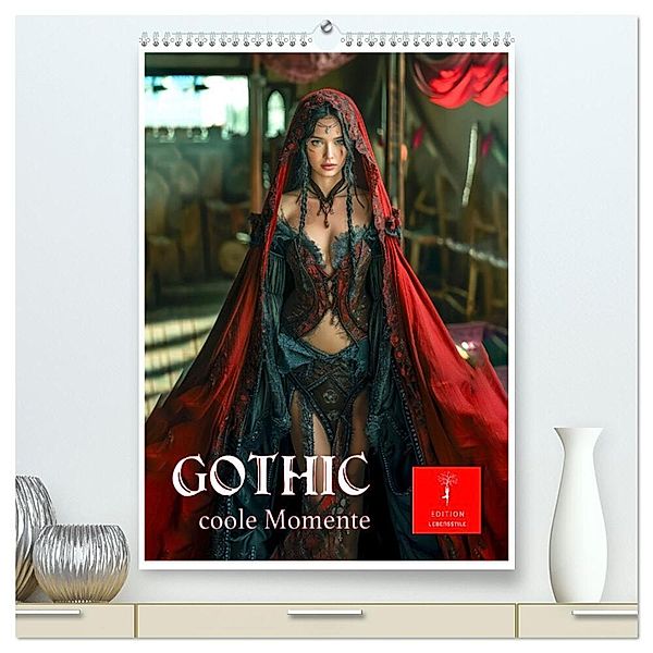 Gothic coole Momente (hochwertiger Premium Wandkalender 2025 DIN A2 hoch), Kunstdruck in Hochglanz, Calvendo, Peter Roder