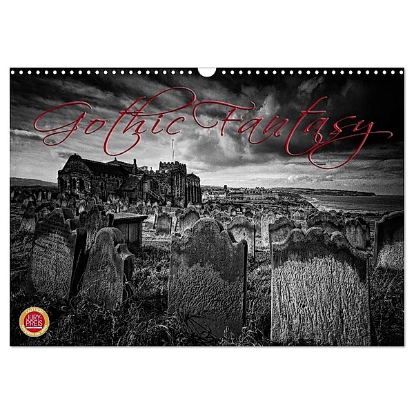 Gothic Fantasy (Wandkalender 2024 DIN A3 quer), CALVENDO Monatskalender, Martina Cross