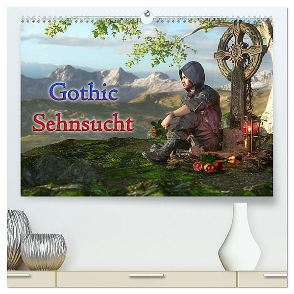Gothic Sehnsucht (hochwertiger Premium Wandkalender 2024 DIN A2 quer), Kunstdruck in Hochglanz, Karsten Schröder