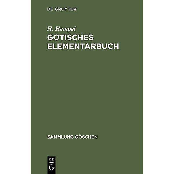 Gotisches Elementarbuch, H. Hempel