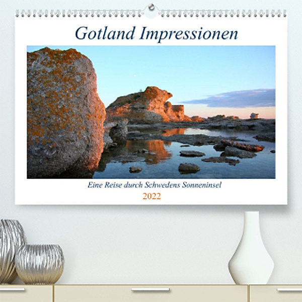 Gotland Impressionen (Premium, hochwertiger DIN A2 Wandkalender 2022, Kunstdruck in Hochglanz), Anja Thomßen