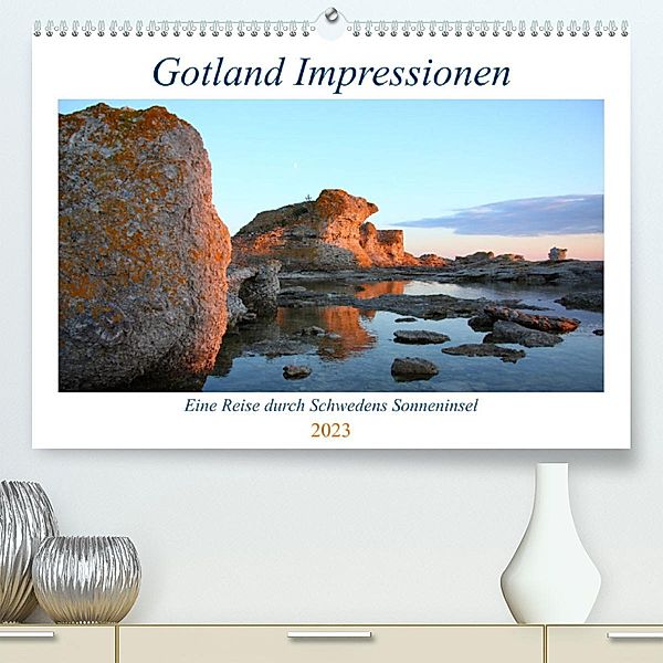 Gotland Impressionen (Premium, hochwertiger DIN A2 Wandkalender 2023, Kunstdruck in Hochglanz), Anja Thomßen