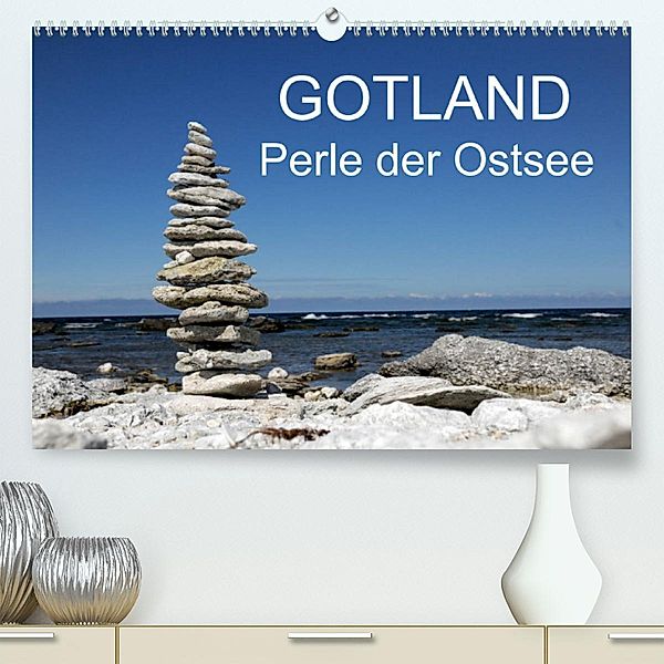Gotland - Perle der Ostsee (Premium, hochwertiger DIN A2 Wandkalender 2023, Kunstdruck in Hochglanz), Helmut Harhaus