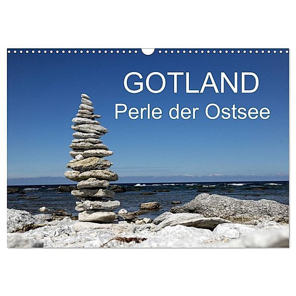 Gotland - Perle der Ostsee (Wandkalender 2024 DIN A3 quer), CALVENDO Monatskalender, Helmut Harhaus