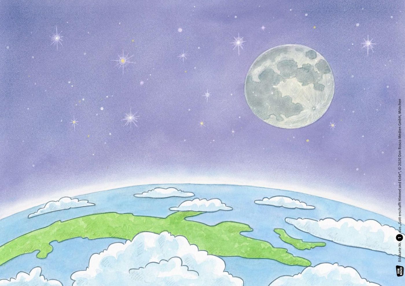 Gott erschafft Himmel und Erde. Kamishibai Bildkartenset | Weltbild.at