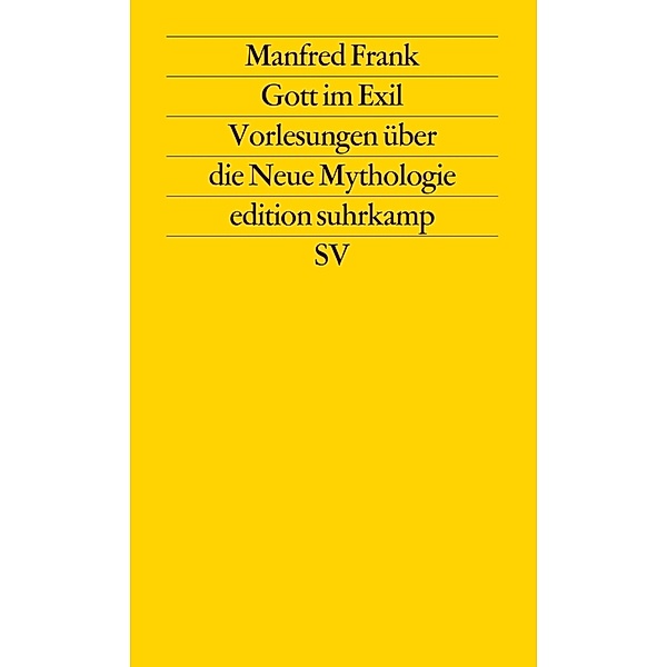 Gott im Exil, Manfred Frank