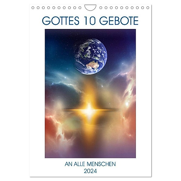 GOTTES 10 GEBOTE (Wandkalender 2024 DIN A4 hoch), CALVENDO Monatskalender, Wilfried W. Voßen Herzog von Laar am Rhein