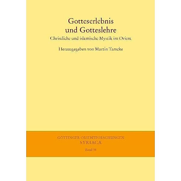 Gotteserlebnis und Gotteslehre